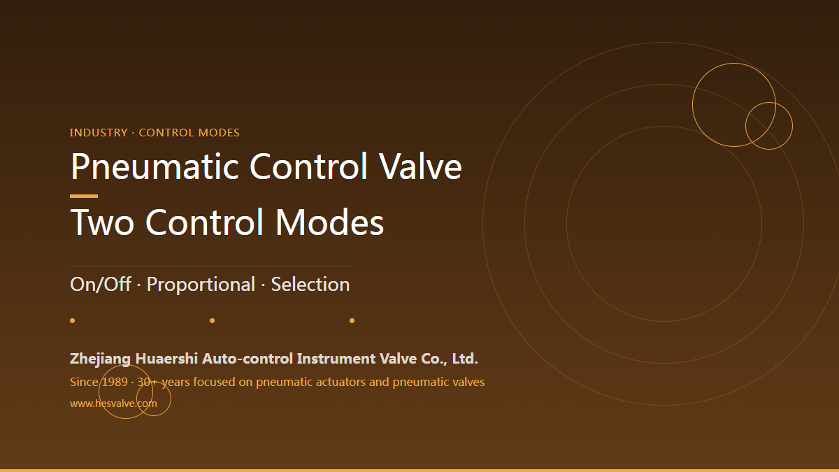 How to Adjust a Pneumatic Control Valve - On-Off vs Proportional Adjustment Explained