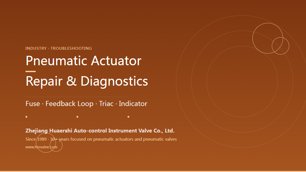 Pneumatic Actuator Repair Methods
