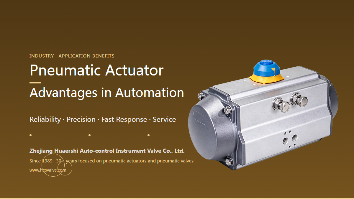 Advantages of Pneumatic Actuators in Industrial Automation