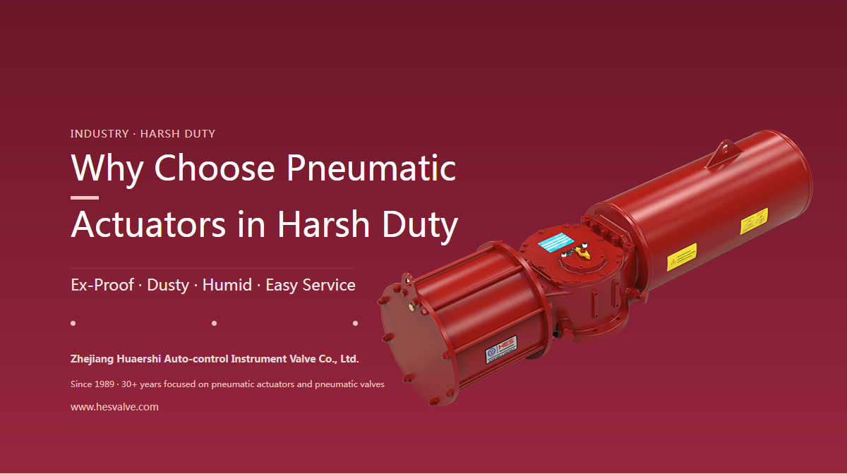 Why Choose Pneumatic Actuators in Harsh Environments
