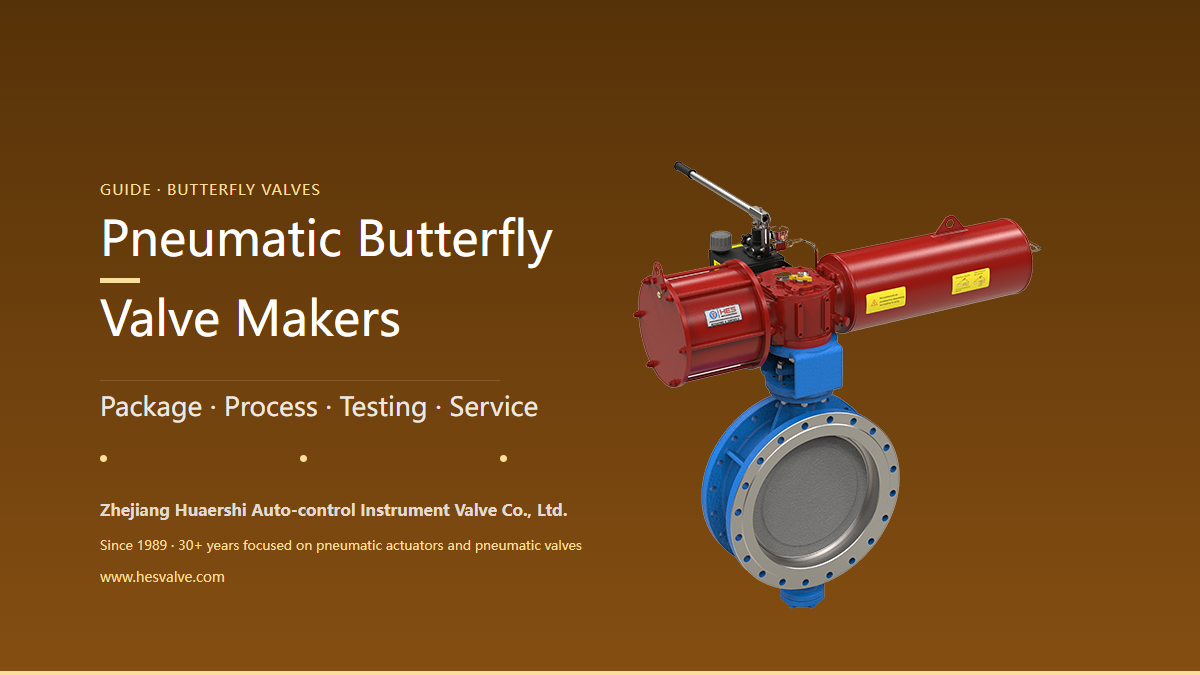 Which pneumatic butterfly valve manufacturer has a good reputation? Four criteria make it clear at a glance